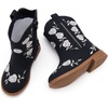 image:imageBMCiTYBM Toddler Girls Cowgirl Boots Little Kids Mid Calf Western Flower Cowboy Pointed Toe Riding Shoes All Season5black