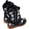 image:imageBMCiTYBM Toddler Girls Cowgirl Boots Little Kids Mid Calf Western Flower Cowboy Pointed Toe Riding Shoes All Season5black