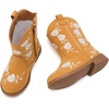 image:imageBMCiTYBM Toddler Girls Cowgirl Boots Little Kids Mid Calf Western Flower Cowboy Pointed Toe Riding Shoes All Season5camel