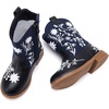 image:imageBMCiTYBM Toddler Girls Cowgirl Boots Little Kids Mid Calf Western Flower Cowboy Pointed Toe Riding Shoes All Season6navy