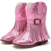image:imageBMCiTYBM Toddler Cowboy Boots  Lightweight Western Cowgirl Boots for Boys Girls AntiSlip Soft Sole Walking Shoes with Side Zipper for Easy OnOff Classic Stitching for Costumes amp Outdoor PlayBrose