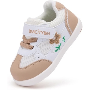 image:imageBMCiTYBM Toddler Walking Shoes Girls Boys Sneakers Baby Infant Barefoot Tennis Running ShoesCamel