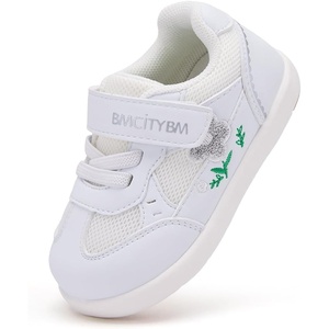 image:imageBMCiTYBM Toddler Walking Shoes Girls Boys Sneakers Baby Infant Barefoot Tennis Running ShoesWhite
