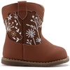 image:imageBMCiTYBM Baby Cowboy Cowgirl Boots Infant Western Shoes Boys Girls Round Toe Boots All Seasons 624 MonthsCbrown
