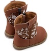 image:imageBMCiTYBM Baby Cowboy Cowgirl Boots Infant Western Shoes Boys Girls Round Toe Boots All Seasons 624 MonthsCbrown