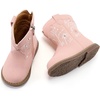 image:imageBMCiTYBM Baby Cowboy Cowgirl Boots Infant Western Shoes Boys Girls Round Toe Boots All Seasons 624 MonthsCpink
