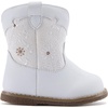 image:imageBMCiTYBM Baby Cowboy Cowgirl Boots Infant Western Shoes Boys Girls Round Toe Boots All Seasons 624 MonthsCwhite