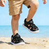 image:imageBMCiTYBM Baby Boys Girls Sandals NonSlip Lightweight Summer Shoes for First Walkers Breathable Mesh amp Easy SlipOn for ToddlersBblack