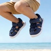 image:imageBMCiTYBM Baby Boys Girls Sandals NonSlip Lightweight Summer Shoes for First Walkers Breathable Mesh amp Easy SlipOn for ToddlersBnavy