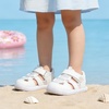 image:imageBMCiTYBM Baby Boys Girls Sandals NonSlip Lightweight Summer Shoes for First Walkers Breathable Mesh amp Easy SlipOn for ToddlersBwhite