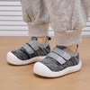 image:imageBMCiTYBM Baby Walking Shoes Infant Boys Girls Slip On Tennis Sneakers Lightweight Barefoot Sock Shoes Outdoor Indoor NonSlip Sneakers for Toddler 6 9 12 18 24 MonthsCblack