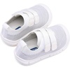image:imageBMCiTYBM Baby Walking Shoes Infant Boys Girls Slip On Tennis Sneakers Lightweight Barefoot Sock Shoes Outdoor Indoor NonSlip Sneakers for Toddler 6 9 12 18 24 MonthsCwhite