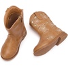 image:imageBMCiTYBM Girls Cowgirl Boots UnisexChild Mid Calf Toddler Cowboy Boots Little Kids Western Boots Round Toe All Seasons ShoesBcamel