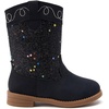 image:imageBMCiTYBM Girls Cowgirl Boots UnisexChild Mid Calf Toddler Cowboy Boots Little Kids Western Boots Round Toe All Seasons ShoesCblack