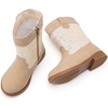 image:imageBMCiTYBM Girls Cowgirl Boots UnisexChild Mid Calf Toddler Cowboy Boots Little Kids Western Boots Round Toe All Seasons ShoesCcamel