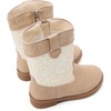 image:imageBMCiTYBM Girls Cowgirl Boots UnisexChild Mid Calf Toddler Cowboy Boots Little Kids Western Boots Round Toe All Seasons ShoesCcamel