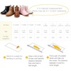 image:imageBMCiTYBM Toddler Girls Boots Fashion Dress Booties Side Zipper Ankle Boots for All SeasonsAblack