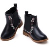image:imageBMCiTYBM Toddler Girls Boots Fashion Dress Booties Side Zipper Ankle Boots for All SeasonsAblack