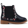 image:imageBMCiTYBM Toddler Girls Boots Fashion Dress Booties Side Zipper Ankle Boots for All SeasonsAblack