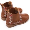 image:imageBMCiTYBM Toddler Girls Boots Fashion Dress Booties Side Zipper Ankle Boots for All SeasonsAbrown
