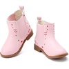 image:imageBMCiTYBM Toddler Girls Boots Fashion Dress Booties Side Zipper Ankle Boots for All SeasonsApink