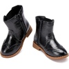 image:imageBMCiTYBM Toddler Girls Boots Fashion Dress Booties Side Zipper Ankle Boots for All SeasonsBgittler Black