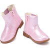 image:imageBMCiTYBM Toddler Girls Boots Fashion Dress Booties Side Zipper Ankle Boots for All SeasonsBgittler Pink