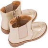 image:imageBMCiTYBM Toddler Girls Boots Fashion Dress Booties Side Zipper Ankle Boots for All SeasonsBgold