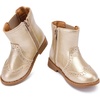 image:imageBMCiTYBM Toddler Girls Boots Fashion Dress Booties Side Zipper Ankle Boots for All SeasonsBgold