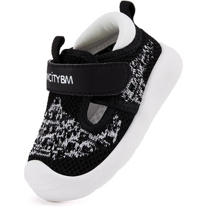 image:imageBMCiTYBM Baby Boy Girl Closed Toe Summer Toddler Sandals Lightweight Shoes Infant NonSlip First Walking Sneakers 6 9 12 18 24 Months 23 Years8black