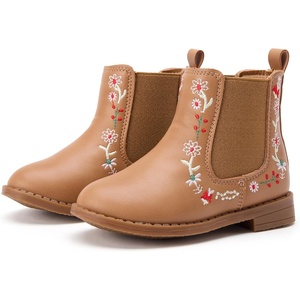 image:imageBMCiTYBM Toddler Girls Boots Fashion Dress Booties Side Zipper Ankle Boots for All SeasonsAcamel