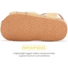 image:imageBMCiTYBM Toddler Boys Girls Sandals Open Toe Arch Support Slides Adjustable Straps Cork Footbed Slippers for Indoor Outdoor2black