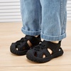 image:imageBMCiTYBM Baby Boy Girl Closed Toe Summer Toddler Sandals Lightweight Shoes Infant NonSlip First Walking Sneakers 6 9 12 18 24 Months 23 Years11black