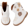 image:imageBMCiTYBM Baby Cowboy Cowgirl Boots Infant Girl Western Shoes All SeasonsAwhite
