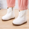 image:imageBMCiTYBM Baby Cowboy Cowgirl Boots Infant Girl Western Shoes All SeasonsGlitterall White