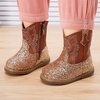 image:imageBMCiTYBM Baby Cowboy Cowgirl Boots Infant Girl Western Shoes All SeasonsGlitterbrown
