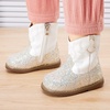 image:imageBMCiTYBM Baby Cowboy Cowgirl Boots Infant Girl Western Shoes All SeasonsGlitterwhite