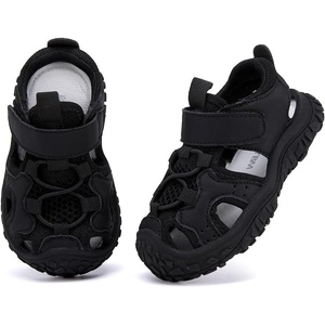 image:imageBMCiTYBM Baby Boy Girl Closed Toe Summer Toddler Sandals Lightweight Shoes Infant NonSlip First Walking Sneakers 6 9 12 18 24 Months 23 Years11black
