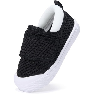 image:imageBMCiTYBM Baby Sneakers Girls Boys Lightweight Breathable Mesh First Walkers Shoes 624 Months83black